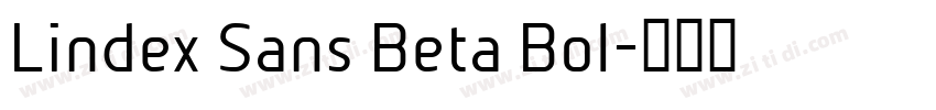 Lindex Sans Beta Bol字体转换